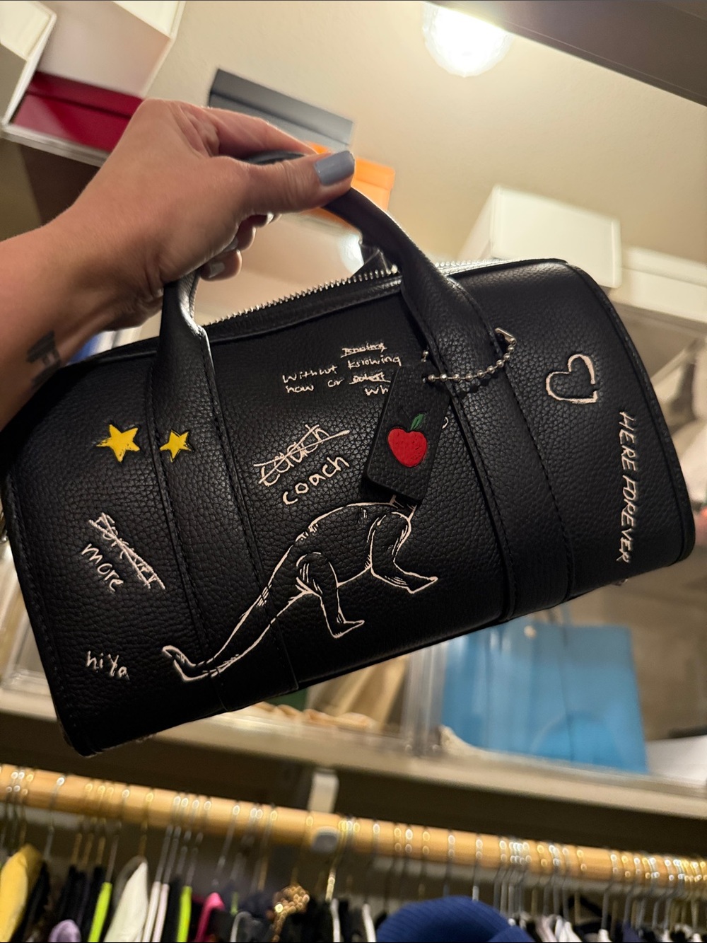 COACH 
Gotham Duffle Bag 24 With Sketch Print